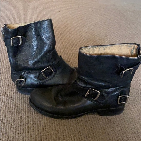 frye buckle bootie